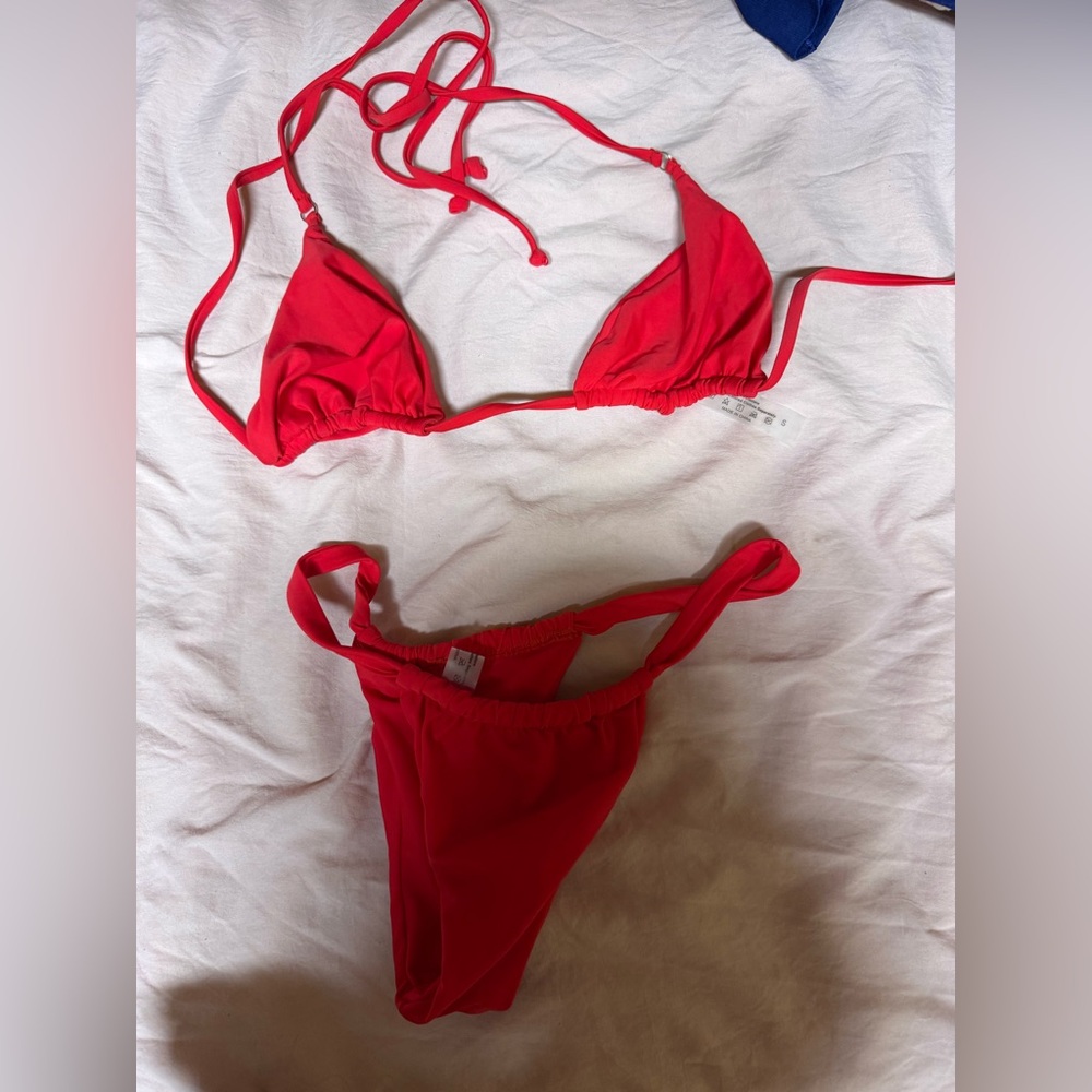 Red Bikini Set
